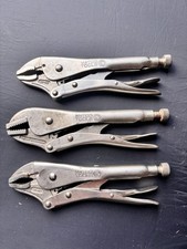 3pc Set Of Matco Grip Pliers