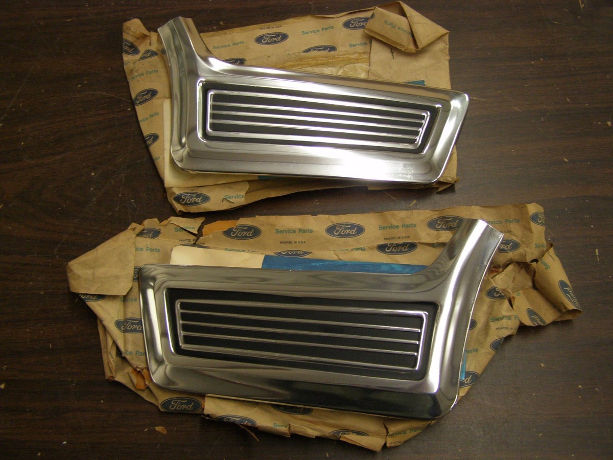 NOS OEM 1967 Ford Galaxie 500 Front Fender Mouldings Trim | eBay