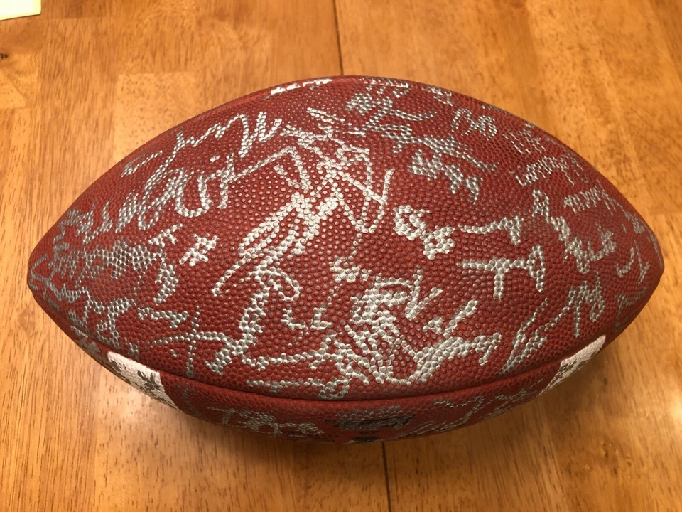 2008 Terrell Pryor, Robert Quinn, Patrick Peterson ++ Auto Signed Football w/LOA - Image 3 of 4