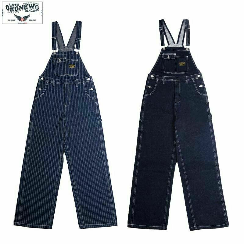 【おすすめ】STRONG HOLD Waist Overalls　Wabash Freshley Overalls in Wabash Stripe – Dovetail Workwear