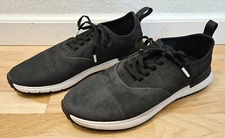 True Linkswear Mens Lux Pro Spikeless Golf Shoes Size 11.5 Black Suede