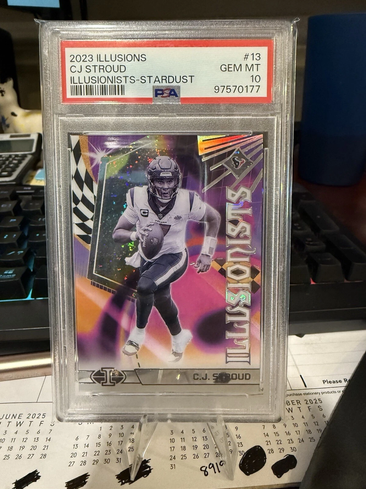 CJ Stroud Panini Illusions Illusionists #13 Stardust