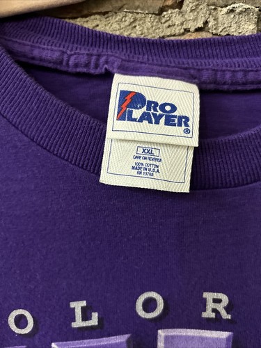 Vintage COLORADO ROCKIES LOGO 1997 MLB Baseball 90s Pro Player Shirt XXL - Picture 4 of 5