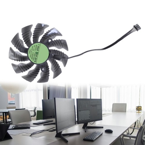 Ventilateur refroidissement carte graphique 87mm T129215SU pour 980 Ti R9 390X 390 1060 1080 - Photo 5/8