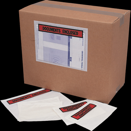 SHIPPING DOCUMENTS ENCLOSED WALLETS PLAIN & PRINTED ENVELOPES A5 A6 A7 - Picture 1 of 5