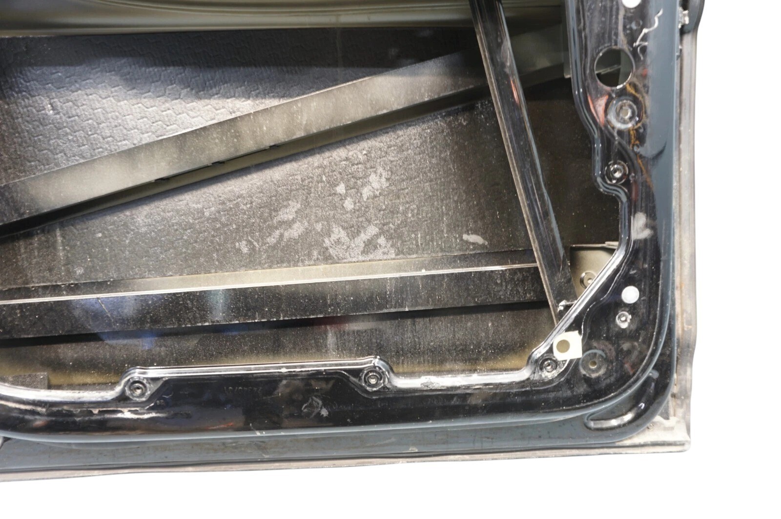 06-12 Bentley Continental Front Left Driver Side Door Shell Panel Black OEM