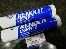 2 X 400GR ENG-FUCHS RENOLIT LX PEP-2 ALL BALLBEARING GREEN GREASE ENG RACING