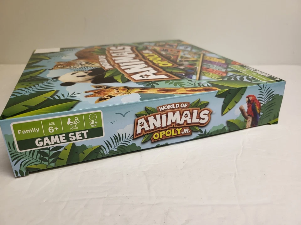 MasterPieces World of Animals Opoly Junior - Board Game for Kids - Image 3 of 4