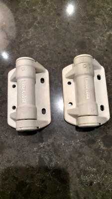 D&D TRUCLOSE REGULAR SELF-CLOSING SPRING GATE HINGES, 2 PACK
