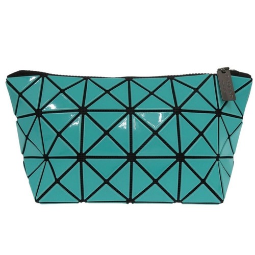 ISSEY MIYAKE BAOBAO PVC/Polyester Green Pouch