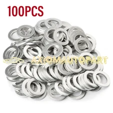100PCS NEW 14MM OIL DRAIN PLUG CRUSH WASHER GASKETS 94109-14000 FOR HONDA/ ACURA