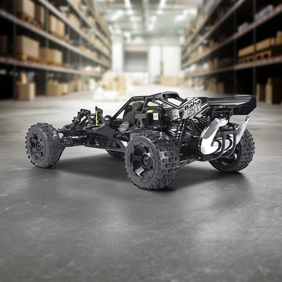 1/5 Scale Rovan RC 29cc Gas Gasoline Baja Remote Control 5B Black Newxary - Image 2 of 4