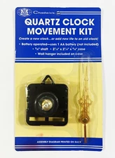 Chadwick Quartz Clock Movement Kit-Create a New Clock or Add Life to Old.