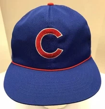 Chicago Cubs MLB Baseball SnapBack Mesh Trucker Hat Cap Big C McDonalds 1984 Jew