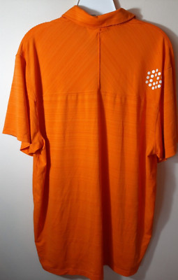 Rare Limited Puma Sport Life Style Men's Polo Shirt Size XL Orange--Flawed--LOW$