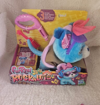 FurReal Friends Rock A Lots Interactive Plush Pet Toy with 3 Fun Songs, New