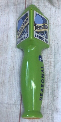 BLUE MOON RISING MOON SEASONAL SPRING ALE 10" Porcelain Tap Handle VGUC - Picture 3 of 5