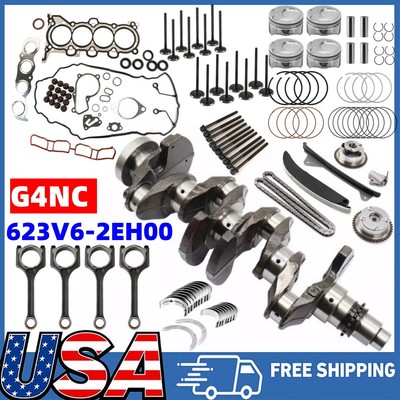 G4NC 2.0L Engine Rebuild Overhaul Kit For Hyundai Elantra Tucson Kia Soul Forte