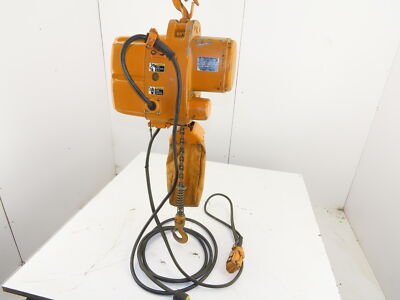 Harrington EF2E-2159 1/2 Ton Electric Chain Hoist 14FPM 120V 1Ph 10' FT Lift