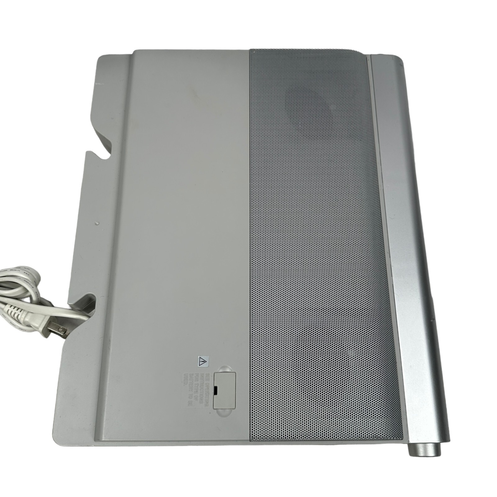 Sony ICFCDK50 Under Kitchen Clock Radio CD Player with Remote Silver eBay