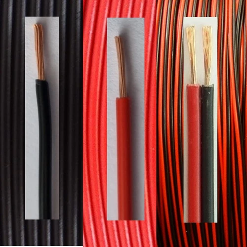 LiY cable 0.08 0.14 0.25 0.5 1.0 mm² single strand twin strand length selectable