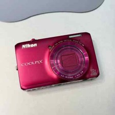 Nikon COOLPIX S6300 16MP Digital Camera 10x Zoom NIKKOR Glass Lens English