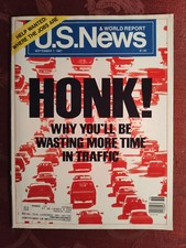 U S NEWS World Report Magazine September 7 1987 HONK! More Time In Traffic