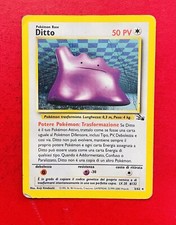 Lotto Carte Pokemon Ditto 3/62 Holo Set Fossil Italiano
