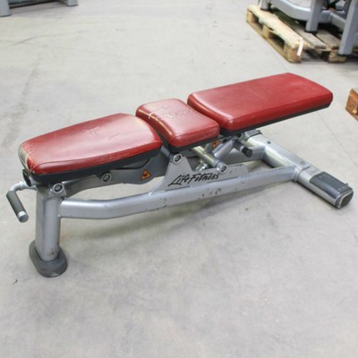 Life Fitness Signature Series Adjustable Bench Used Commercial