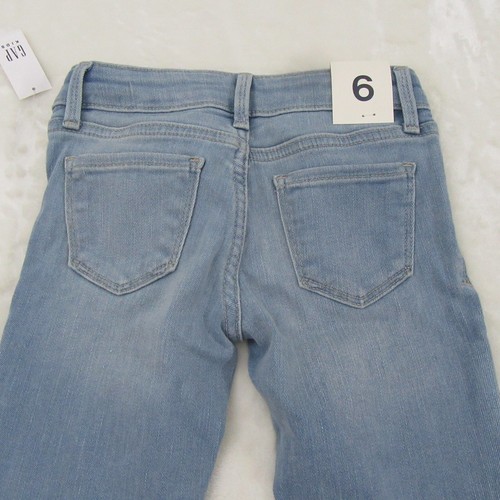 Gap Kids Girls Size 6 Super Skinny Jeans Light Wash Blue - Picture 8 of 13