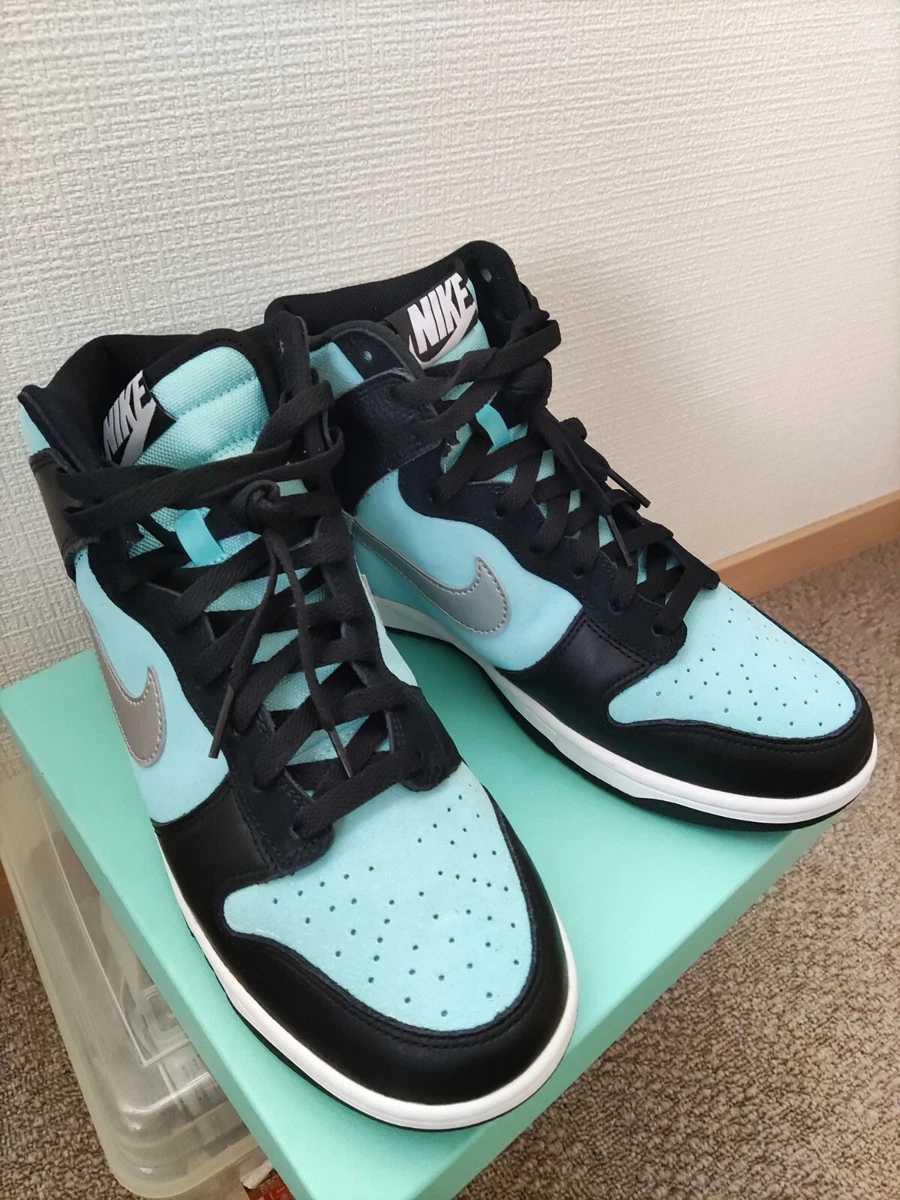 Nike By You Dunk High Bayou Top Sneaker US9 Tiffany Blue Dj7023-991 25919