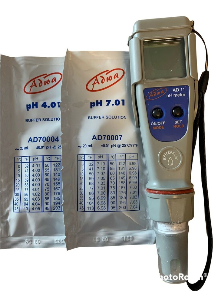 ADWA AD11 Waterproof Pocket pH and Temperature Meter eBay