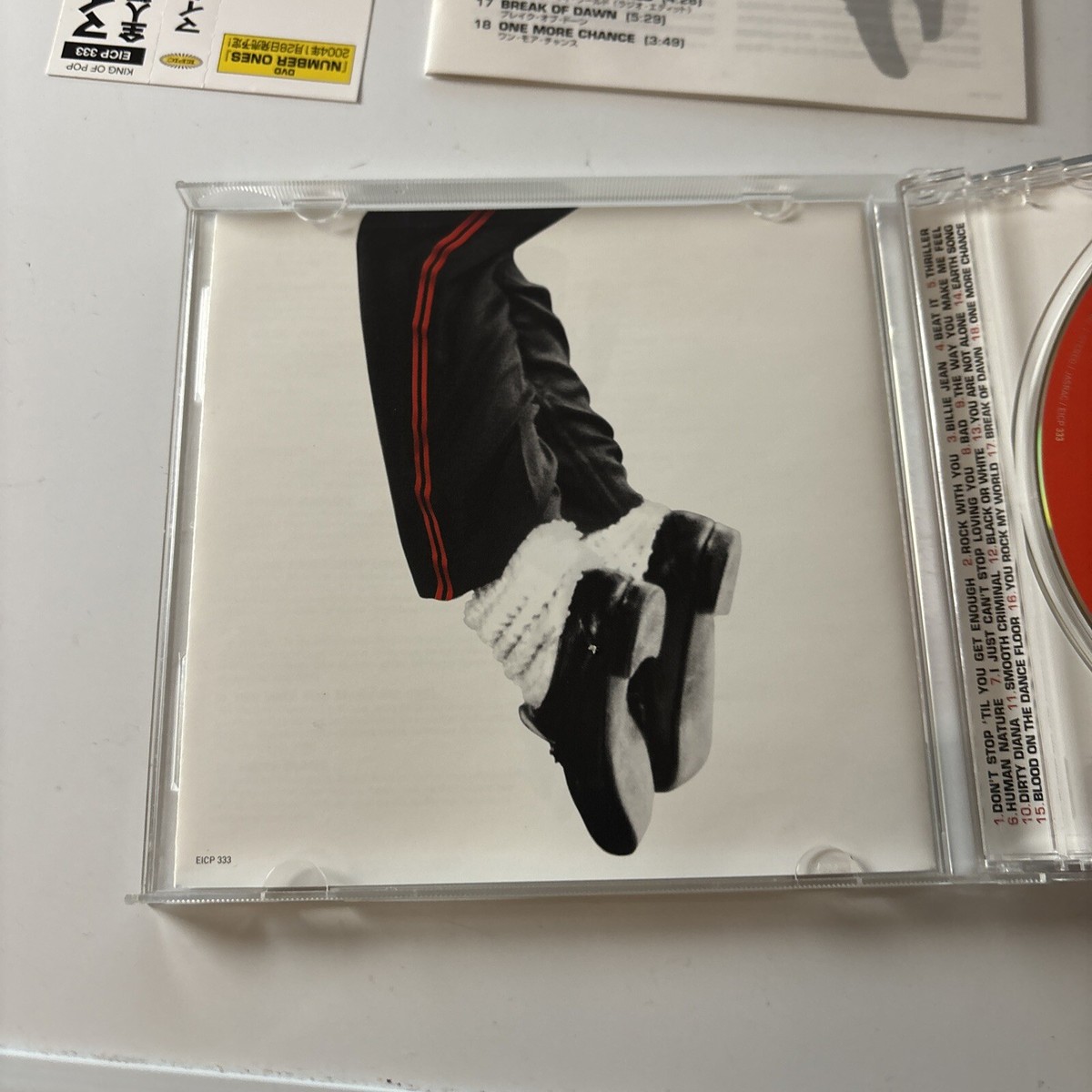 Michael Jackson - Number Ones (CD, 2003) Japan Obi Eicp-333 | eBay