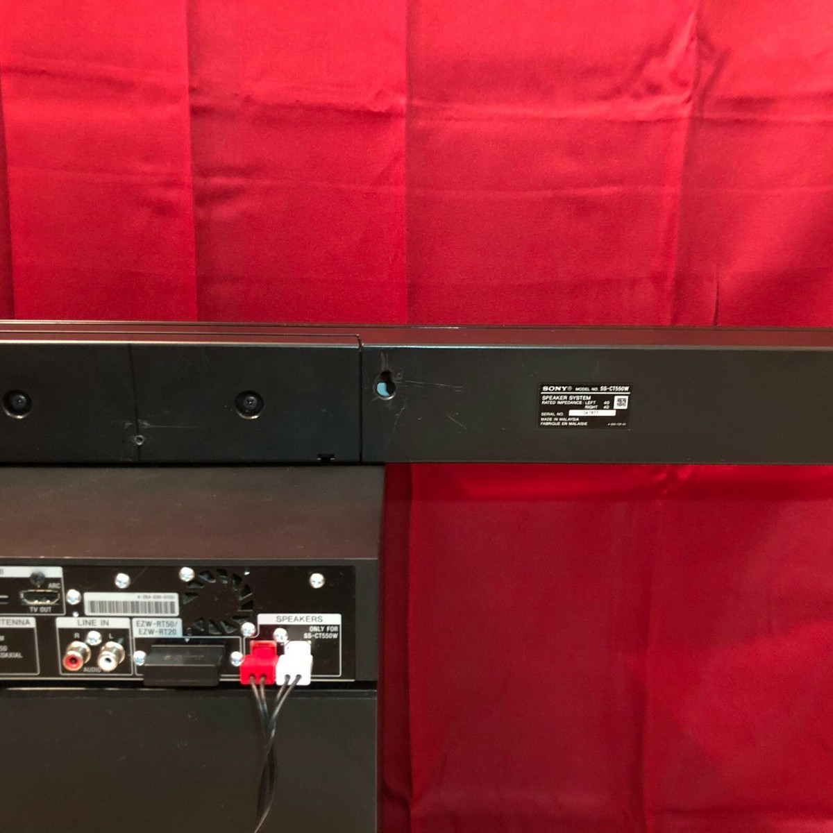 Sony Digital 2.1 Surround Sound Bar (SS-CT550W) | Digital Optical