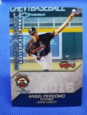 2016 Midwest League MWL All-Star ANGEL PERDOMO Baseball card MILWAUKEE BREWERS