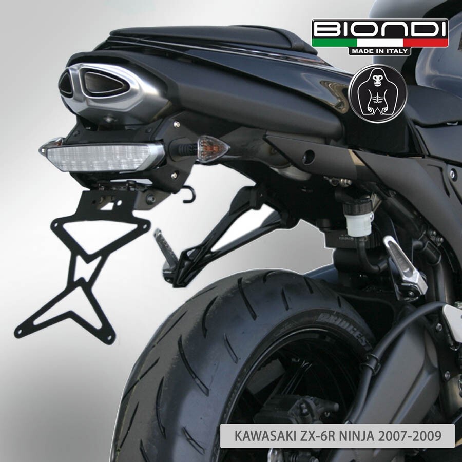 Nuovo KAWASAKI ZX-6R 2007 2008 8901008 Biondi portatarga