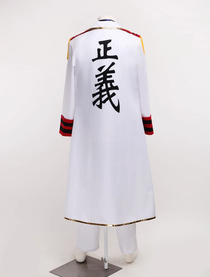 Disfraz Cosplay Anime One Piece Mono D Garp Abrigo Marino Regalo Luffy's Grandpa Foto 3 de 4