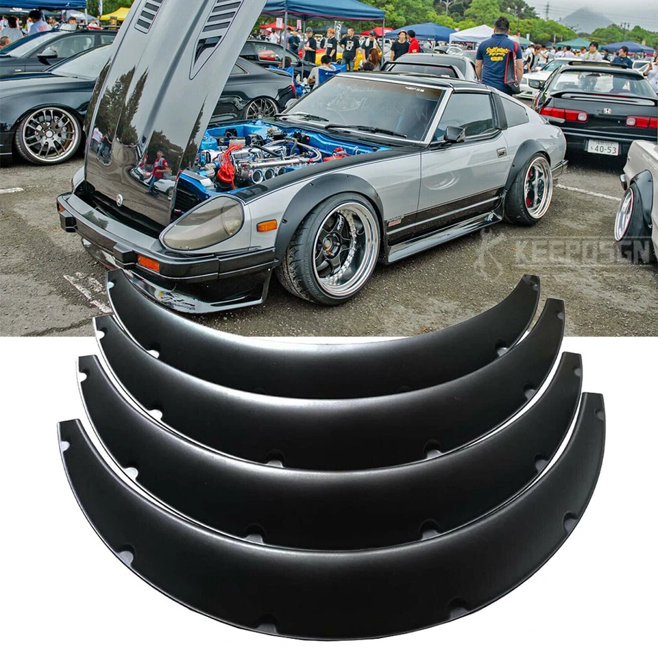 Kit de carrocería extra ancha para Datsun 280Z 260Z 240Z arco de rueda 3,5"+4,5" Foto 2 de 4