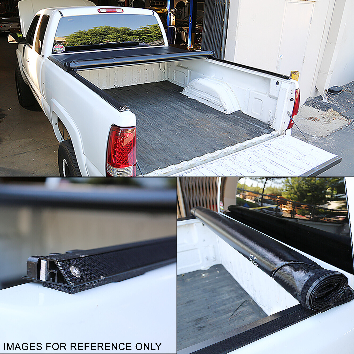 FOR 22 FORD MAVERICK TRUCK 4.5' SHORT BED SOFT VINYL TOP ROLLUP