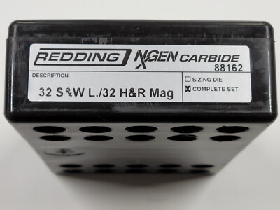 88162 REDDING NXGEN CARBIDE 3-DIE SET - 32 S&W L / 32 H&R MAG NEW