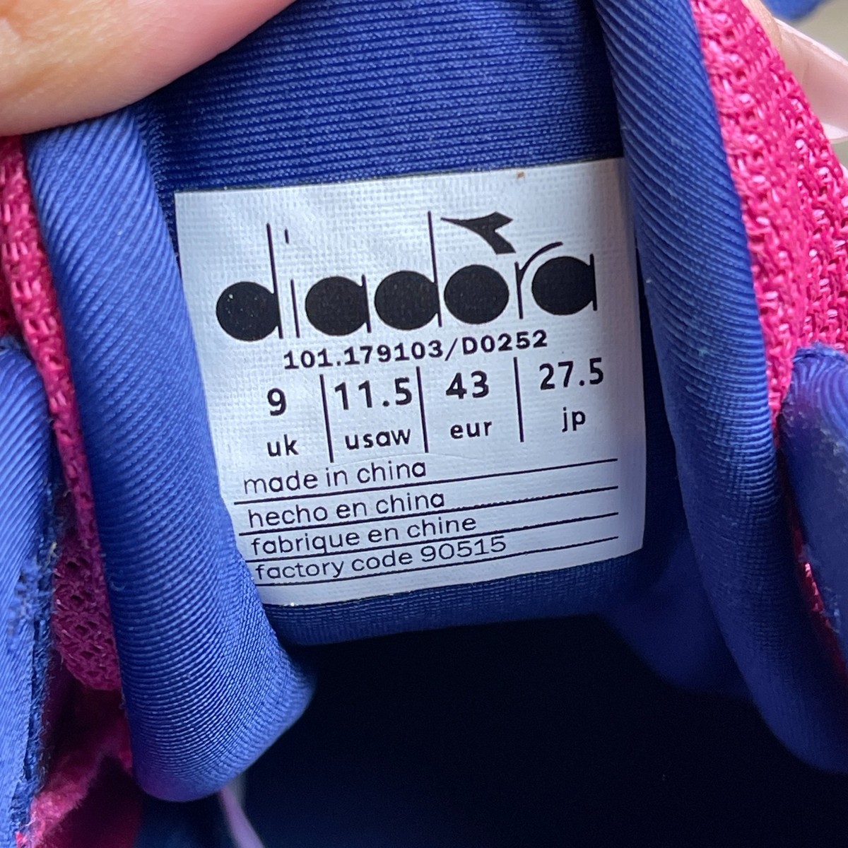 Diadora B.Icon 2 AG 101-179103-D0252 Women's US 11.5 Tennis Shoes