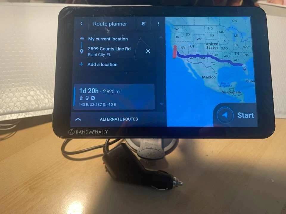 RAND MCNALLY OD8 PRO II OVERDRYVE 8 PRO 2 LM TRUCK GPS 1 2 MON DAMAGE PROTECTION - Image 4 of 4