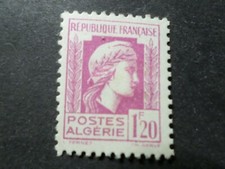 ALGERIE 1944, timbre 213, type MARIANNE D ALGER, neuf* MH