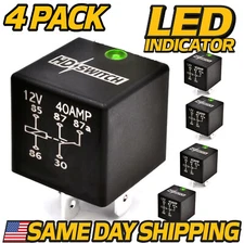 (4 Pk) Relay 6679820 Fits Bobcat 751 753 763 773 863 864 873 883 963 Skid Steer