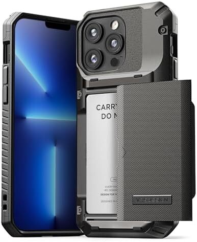 Damda Glide Pro iPhone 13 Pro Max Semi Auto Wallet Case with 4 Card Slots
