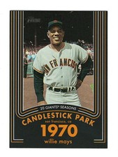 Willie Mays 2020 Topps Heritage 20 Gigantic Seasons #18 Baseball Card