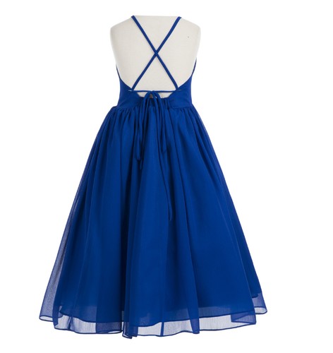 NEW Criss Cross Chiffon Flower Girl Dress Wedding Pageant Dresses Summer Dresses - Picture 27 of 64