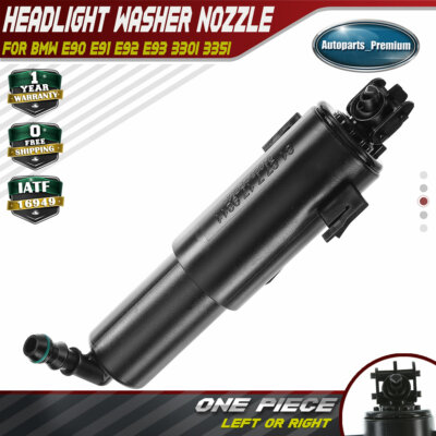 Headlight Washer Nozzle for BMW E90 E91 E92 E93 330i 335i LH or RH 61677179311