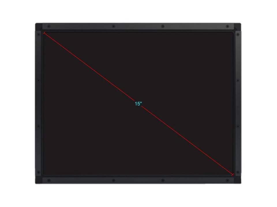 Elo E326154 1590L 15" Open Frame LCD Touchscreen (Rev B) with AccuTouch - Image 2 of 4