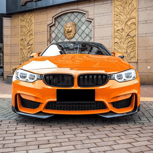Spoiler labio aletas de carbono esquinas delanteras para BMW M3 F80 M4 F82 F83 - Imagen 13 de 13